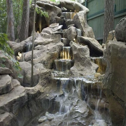 Artificial Stone Waterfalls — Polyresin Material