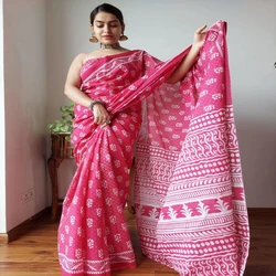 Block Print Saree
