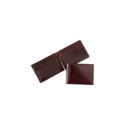 Leather Money Clip Wallet