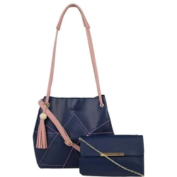 Ladies Sling Bag — Navy aqua colour shoulder style