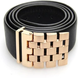 Faux Leather Gold Belt