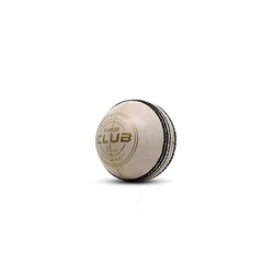 White Leather Cricket Ball — Customized Size Design