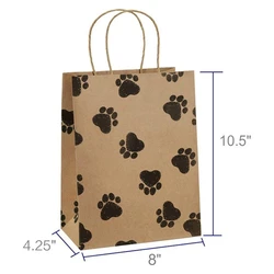 Brown Printed Paper Bag