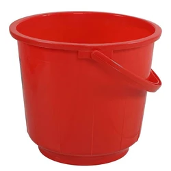 Red Plastic Bucket