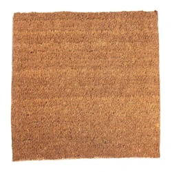 Coir Door Mat — Fancy type brown color printed