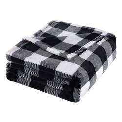 Flannel Check Warm Blanket