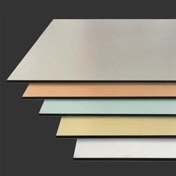 Composites Panels Aluminium — Plate type silvery color