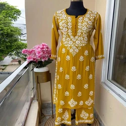 Kurta Chikankari Set