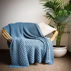Cotton Knitted Throws