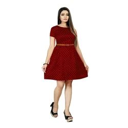 Silk Short Dress