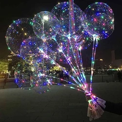 Transparent Bobo LED Balloon