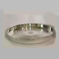 Circular Silver Plated Thali