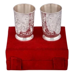 Plated Silver Glass 