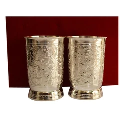 German Silver Glass Set