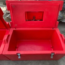 Red LLDPE Ice Box