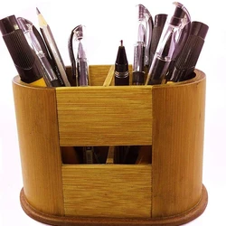 Bamboo Pen Holder