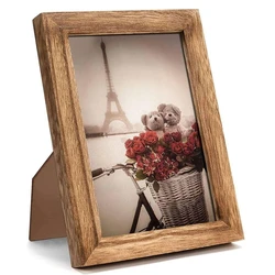 Decoration Wooden Photo Frame — Home usage brown color