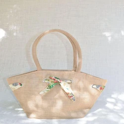 Ribbon Jute Bags