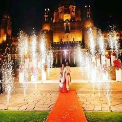 Stage Fireworks Wedding
