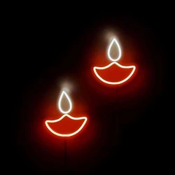 Diya Neon Lights