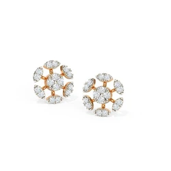 Round Diamond Earrings