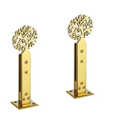 Gold Finish Steel Railing Bracket
