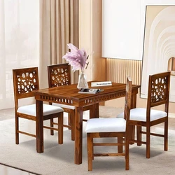 Polished Wooden Dining Table — Home hotel use