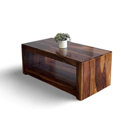 Dotted Wood Center Table