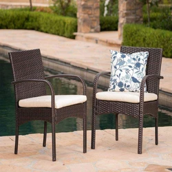 Brown Rattan Chairs