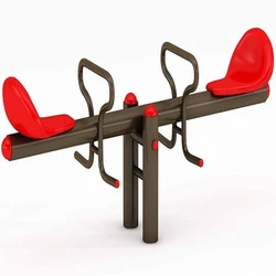 Two Seater See Saw — For playground multicolor