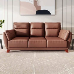 Brown Leather Sofa