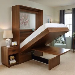 Wooden Folding Bed