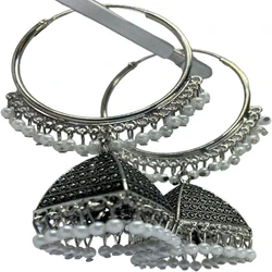 Oxidised Jhumka