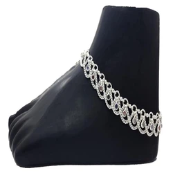Silver Necklace Toran Anklet