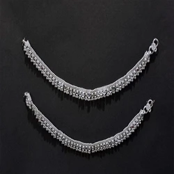 Skin Friendly Silver Payal