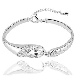 Women Polished Silver Bracelet