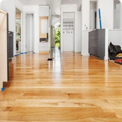 Polished Wood Flooring — Home office hotel usage printed