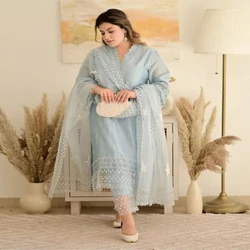 Cotton Net ladies dress