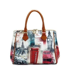 Printed Leather Bag