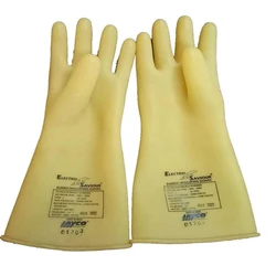 Yellow Electrical Hand Gloves