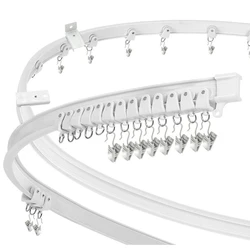 Hospital White Curtain Track