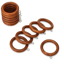 Brown Curtain Rings