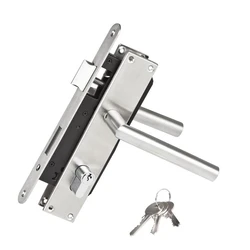 Polished Steel Door Lock