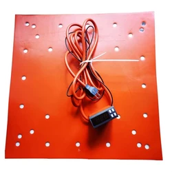 Silicone Heater Pad, Power source, heater material