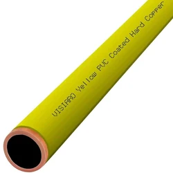 Plastic Coated Copper Pipe, Seamless bright finish