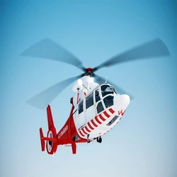 Air Ambulance Helicopter, ‎44 g weight, white colour