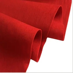 Felt Fabric RED Craft Plain, 15 meter rolls length