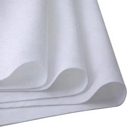 Thick White Fabric Felt, 100% acrylic, solid pattern