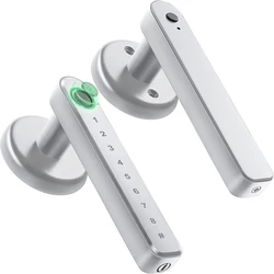 Silver Fingerprint Lock 