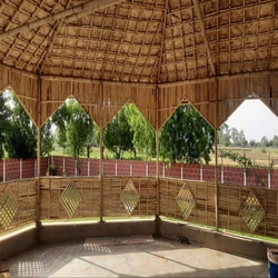 Bamboo Gazebo Thatched Roof, Unique & traditional design